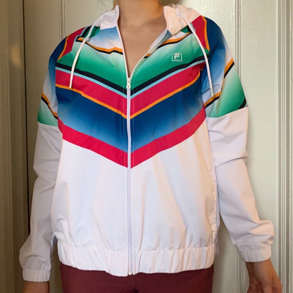 Multicolored Fila Windbreaker